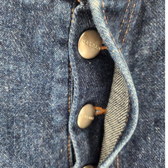 Halogen 100% Cotton Button Fly Straight Leg Jeans Women’s Size 14 - Picture 6 of 10